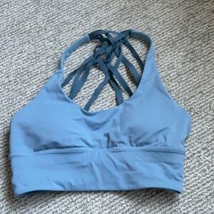lululemon Women's Blue Sports Bra
